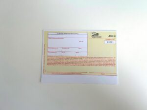 AOK-Einschreibebelege und Patienteninfo