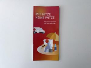 Flyer "Mit Hitze keine Witze"