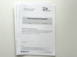 Gesundheitsfragebogen „Mein Gesundheitsverhalten“