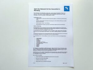 Techniker-Einschreibebelege und Patienteninfo