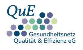 QuE Gesundheitsnetz Logo